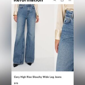 CARY reformation jeans